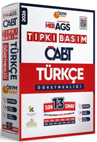 Çıkmış Sorular - İnformal Yayınları 2026 MEB AGS ÖABT Türkçe Öğretmenl