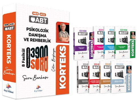 Dizgi Kitap Yayınları 2026 MEB AGS ÖABT Korteks Psikolojik Danışma ve Rehberlik Öğretmenliği Tamamı PDF Çözümlü Soru Bankası
