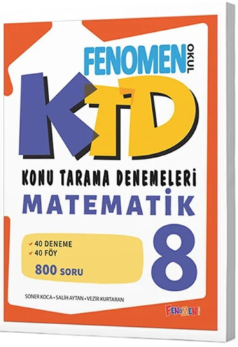 - Kurmay Yayınları - Fenomen Okul Yayınları 8. Sınıf Matematik Konu Ta