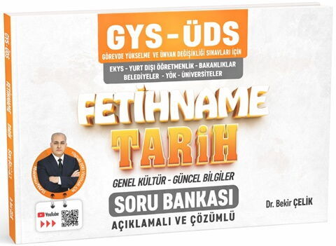 GYS ÜDS FETİHNAME Tarih - Genel Kültür - Güncel Bilgiler Soru Bankası