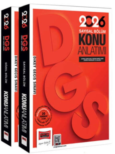 Yargı Yayınları 2026 DGS Sayısal-Sözel Yetenek Konu Anlatımlı Modüler Set (2 Cilt)