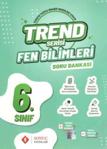 Sonuç Yayınları 6. Sınıf Fen Bilimleri Trend Serisi Soru Bankası