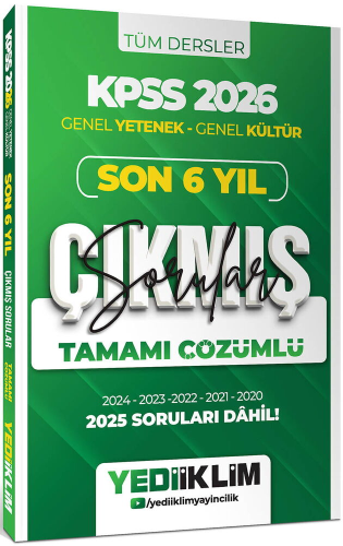 KPSS GY GK,Çıkmış Sorular, - Yediiklim Yayınları - Yediiklim Yayınları