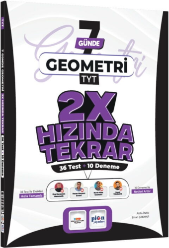 Ders Platosu TYT Geometri 7 Günde 2X Hızında Tekrar Deneme
