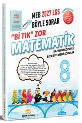 Sinan Kuzucu Yayınları 2027 8. Sınıf Bi Tık Zor Matematik Soru Bankası