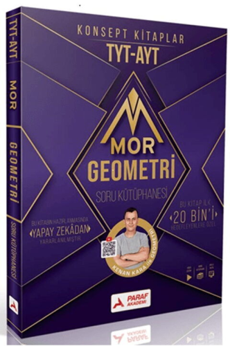 Paraf Yayınları TYT AYT Geometri Mor Soru Kütüphanesi
