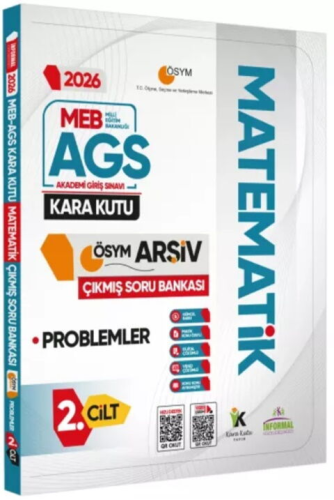 Sayısal Yetenek Çıkmış Sorular - Kara Kutu Yayınları 2026 MEB-AGS Mate