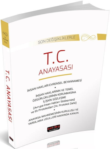 Savaş Yayınları T.C. Anayasası Son Değişikliklerle