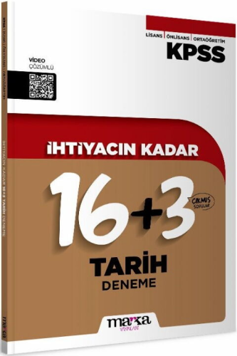 - Marka Yayınları KPSS İhtiyacın Kadar Tarih 19 Deneme - Komisyon - Ma