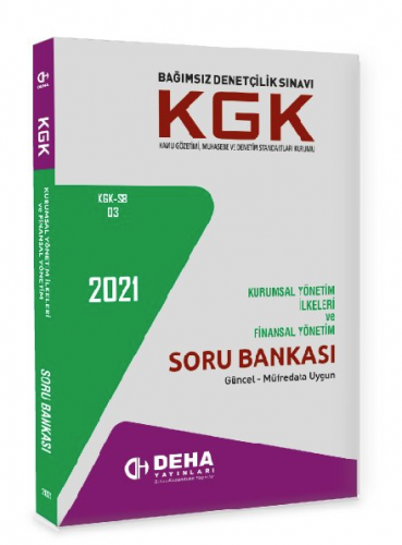 Deha Yayınları 2020 KGK Kurumsal Yönetim İlkeleri ve Finansal Yönetim 