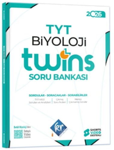 KR Akademi 2026 TYT Twins Biyoloji Soru Bankası