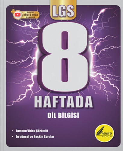 Rüştü Hoca 8. Sınıf 8 Haftada LGS Dil Bilgisi