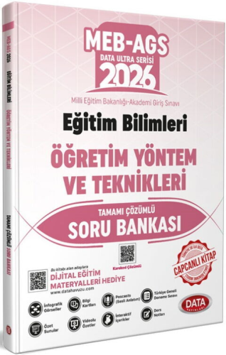 Eğitim Bilimleri Soru Bankası - Data Yayınları 2026 MEB AGS Eğitim Bil