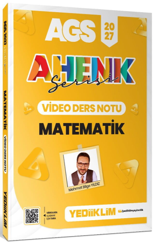 Yediiklim Yayınları 2027 MEB AGS Ahenk Serisi Matematik Video Ders Not