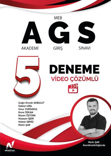 Neo Kitap 2025 MEB AGS Tamamı Video Çözümlü 5'li Deneme Seti