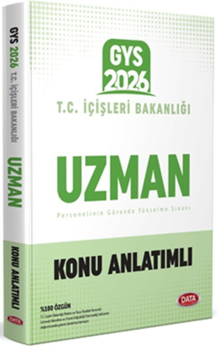 İçişleri Bakanlığı - Data Yayınları 2026 T.C. İçişleri Bakanlığı Uzman
