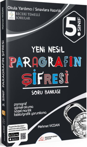 Paragrafın Şifresi Yayınları 5. Sınıf Yeni Nesil Paragrafın Şifresi Soru Bankası
