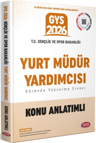 GYS Kitapları,Konu, - Data Yayınları - Data Yayınları 2026 T.C. Gençli