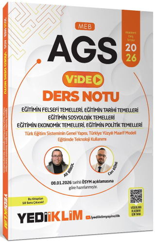 - Yediiklim Yayınları - Yediiklim Yayınları 2026 MEB AGS Eğitimin Teme