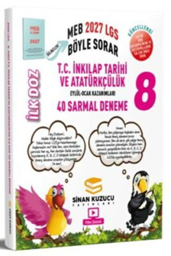 Deneme Sınavları - Sinan Kuzucu Yayınları 2027 8. Sınıf T.C. İnkılap T