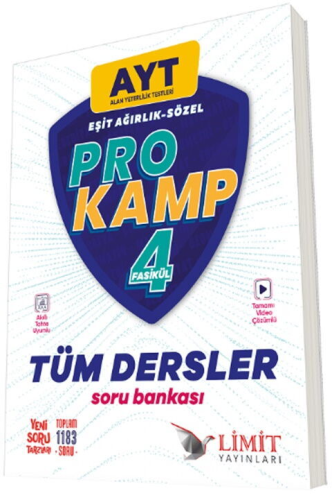 Limit Yayınları AYT Tüm Dersler Eşit Ağırlık Sözel Prokamp Soru Bankası