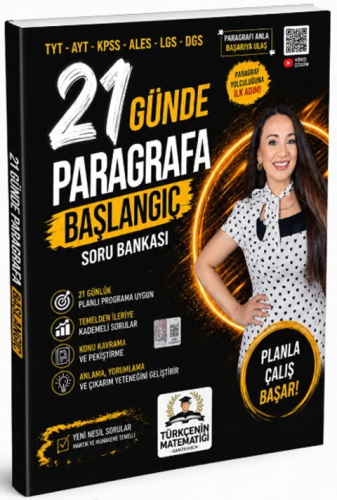 Türkçenin Matematiği TYT AYT KPSS ALES LGS DGS 21 Günde Paragrafa Başlangıç Soru Bankası
