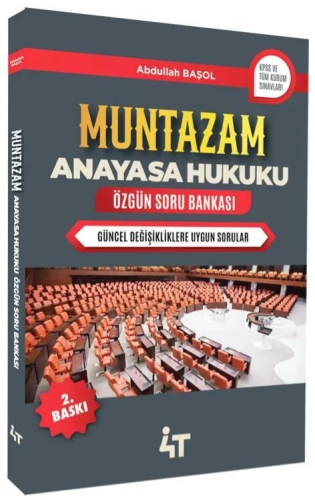 KPSS A Kitapları,Soru Bankası, - 4T Yayınları - Muntazam Anayasa Hukuk