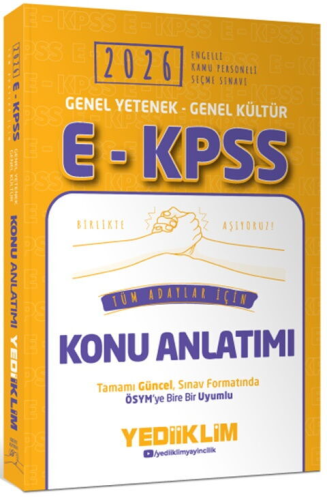 EKPSS Kitapları,Konu Anlatımlı, - Yediiklim - Yediiklim Yayınları 2026