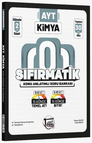 AYT Kimya Konu - Ders Platosu AYT Kimya Sıfırmatik Konu Anlatımlı Soru