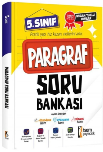 İsem Yayınları 5. Sınıf Paragraf Soru Bankası