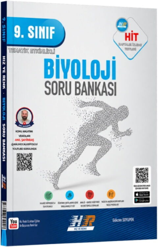 Hız ve Renk Yayınları 9. Sınıf Biyoloji HİT Soru Bankası