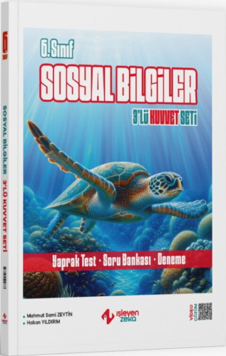İşleyen Zeka Yayınları 6. Sınıf Sosyal Bilgiler 3'lü Kuvvet Serisi Seti