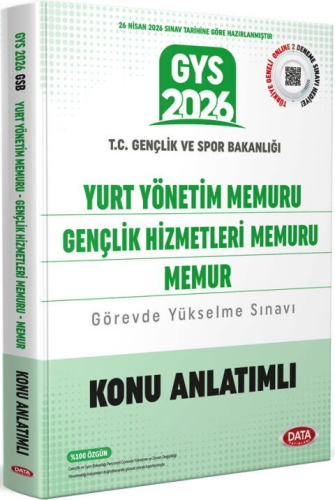 GYS Kitapları,Konu, - Data Yayınları - Data Yayınları 2026 T.C. Gençli