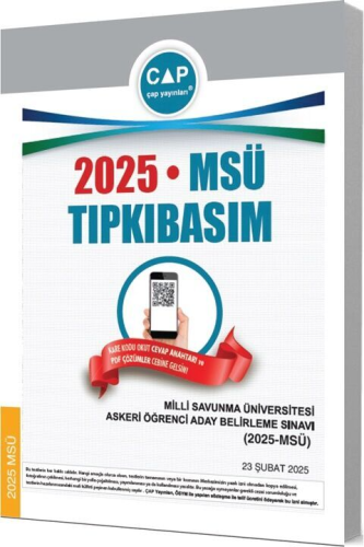 MSÜ Sınavlarına Hazırlık, - Çap Yayınları - Çap Yayınları Üniversiteye