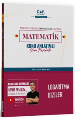 Çap Yayınları Matematik Logaritma Diziler Konu Anlatımlı Soru Fasikülü
