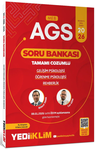 - Yediiklim Yayınları - Yediiklim Yayınları 2026 MEB AGS Gelişim Psiko