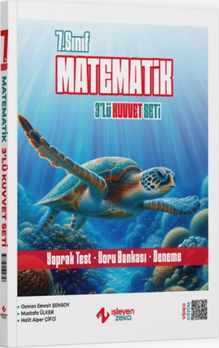 İşleyen Zeka Yayınları 7. Sınıf Matematik 3'lü Kuvvet Serisi Seti