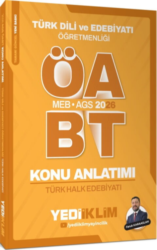 MEB-AGS ÖABT Kitapları,Konu Anlatımlı, - Yediiklim Yayınları - Yediikl