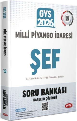 Data Yayınları 2026 Milli Piyango İdaresi Genel Müdürlüğü GYS Şef Soru