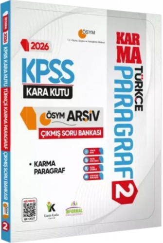 Çıkmış Sorular - İnformal Yayınları 2026 KPSS Türkçenin Kara Kutusu Pa