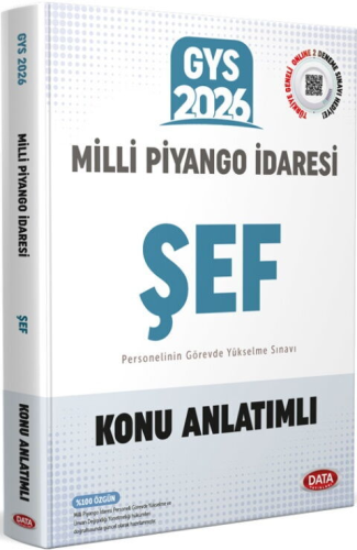 Data Yayınları 2026 Milli Piyango İdaresi Genel Müdürlüğü GYS Şef Konu Anlatımlı