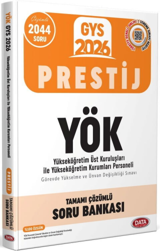GYS Kitapları, - Data Yayınları - Data Yayınları 2026 GYS YÖK Üst Kuru