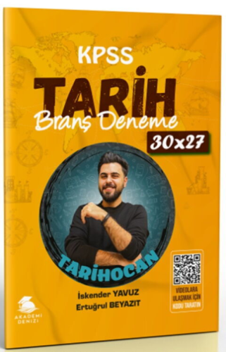 Akademi Denizi KPSS Tarih 30x27 Branş Deneme