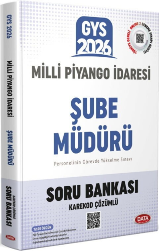 Data Yayınları 2026 Milli Piyango İdaresi Genel Müdürlüğü GYS Şube Müd