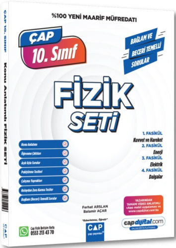 Çap Yayınları 10. Sınıf Fizik Maarif Model Set