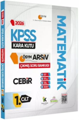 Çıkmış Sorular - İnformal Yayınları 2026 KPSS MATEMATİK Kara Kutu 1.Ci