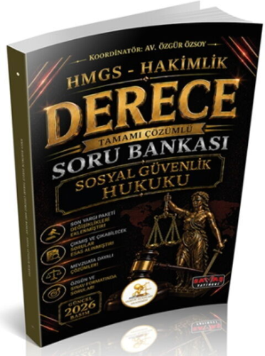 Savaş Yayınları 2026 HUKAL HMGS-Hakimlik Derece Sosyal Güvenlik Hukuku Soru Bankası