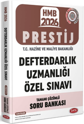 Data Yayınları 2026 HMB GYS Defterdarlık Uzmanlığı Prestij Tamamı Çözümlü Soru Bankası