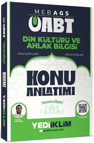 Yediiklim Yayınları 2026 MEB AGS ÖABT Din Kültürü ve Ahlak Bilgisi Konu Anlatımı