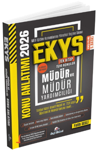 Dizgi Kitap Yayınları 2026 MEB EKYS Müdür ve Müdür Yardımcılığı Konu Anlatımı